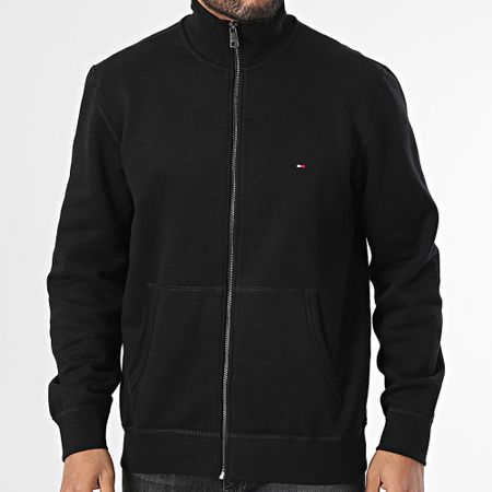 Tommy Hilfiger - Sudadera con cremallera Essential Fleece 8083 Negro
