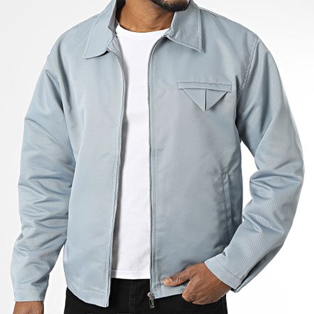 Ikao - Chaqueta con cremallera azul claro