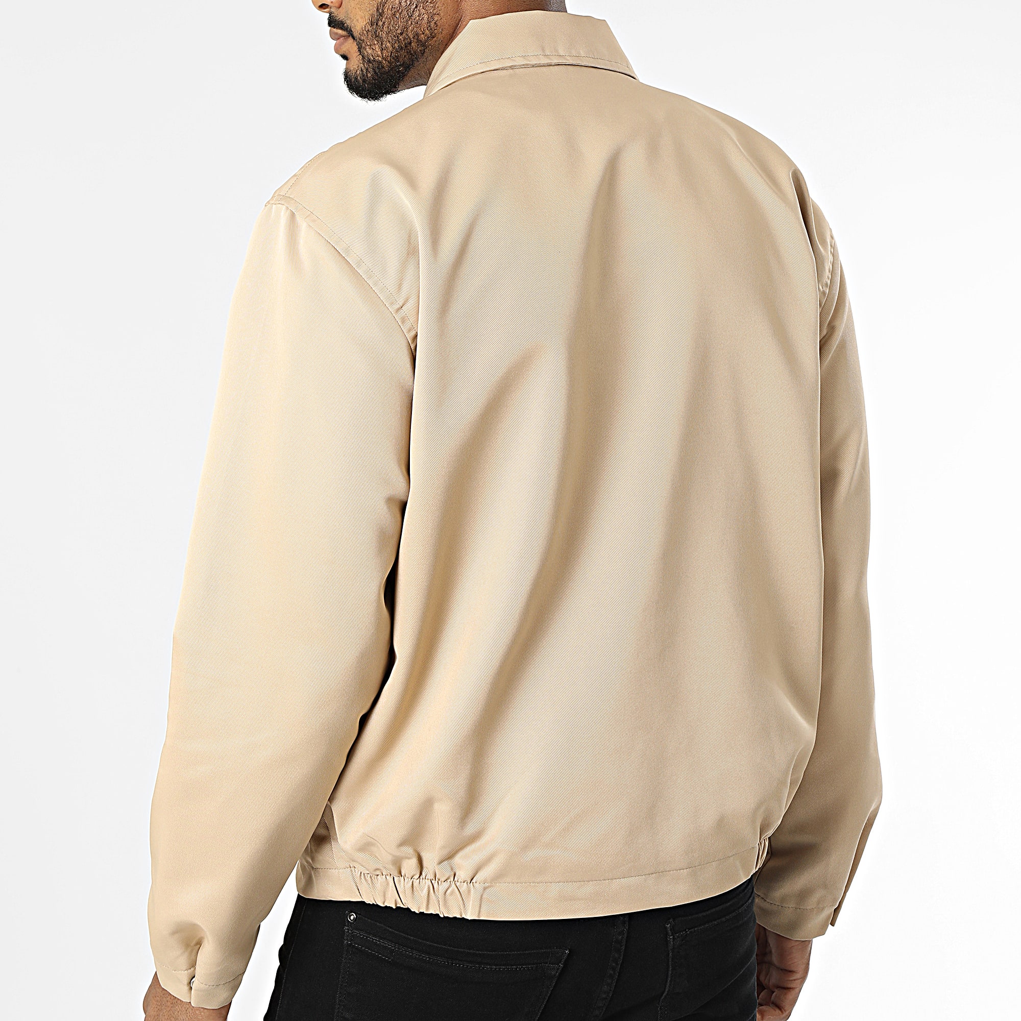 Ikao - Chaqueta con cremallera beige oscuro