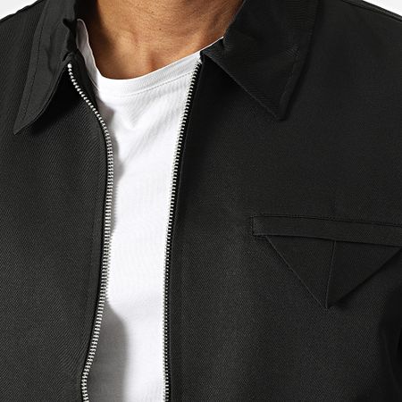 Ikao - Chaqueta negra con cremallera