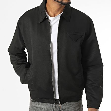 Ikao - Chaqueta negra con cremallera