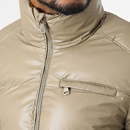 KZR - Chaqueta de plumón gris topo