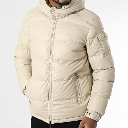 KZR - Abrigo con capucha beige