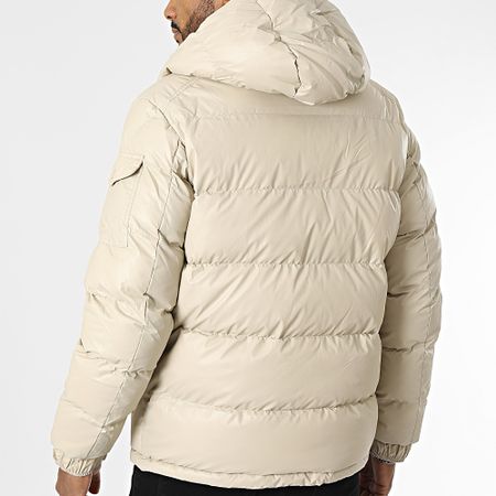 KZR - Abrigo con capucha beige