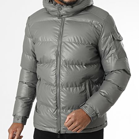 KZR - Chaqueta gris con capucha