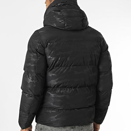 Kymaxx - Chaqueta de plumón negra