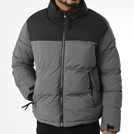 Kymaxx - Gris Carbón Negro Abrigo