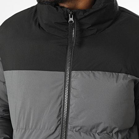 Kymaxx - Gris Carbón Negro Abrigo