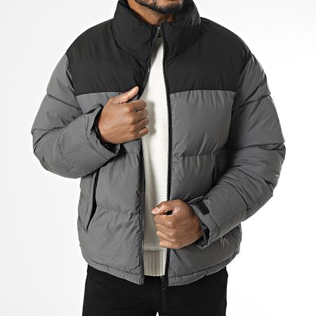 Kymaxx - Gris Carbón Negro Abrigo