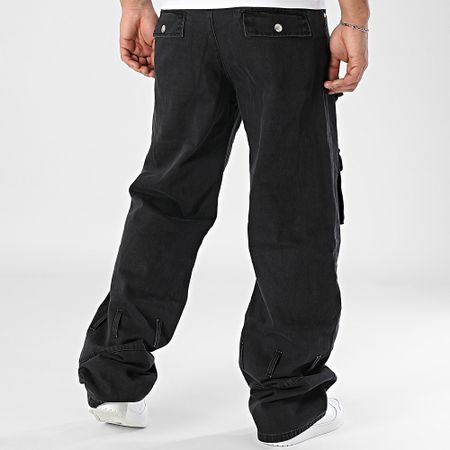 2Y Premium - Cargo Pants Baggy Fit Jeans Negro