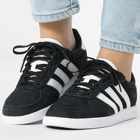 Adidas Performance - Breaknet Sleek Suede IH5466 Core Black Calzado Blanco Zapatillas Mujer