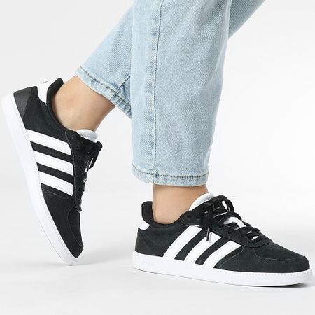 Adidas Performance - Breaknet Sleek Suede IH5466 Core Black Calzado Blanco Zapatillas Mujer