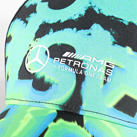 Puma - MAPF1 Gorra Neon Energy AMG Mercedes Negro Verde
