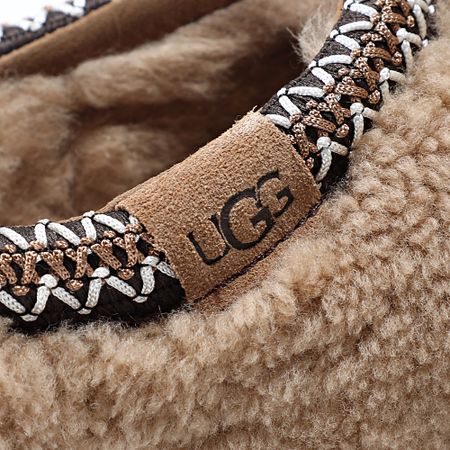 UGG - Tasman Maxi Mules Rizados Mujer 1158356 Castaño