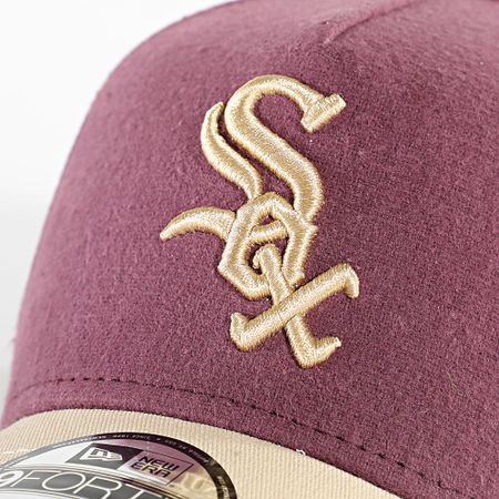 New Era - 9Forty Gorra Chicago White Sox 60586793 Burdeos Beige