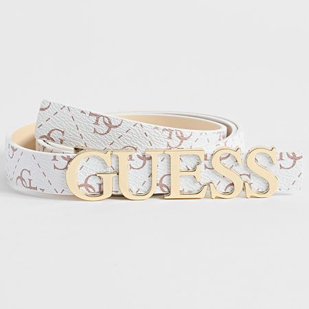 Guess - Cinturón para mujer BW9204-P5120 Blanco