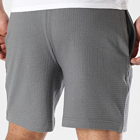 HUGO - Pantalón corto Austin Waffle 50532023 Gris antracita