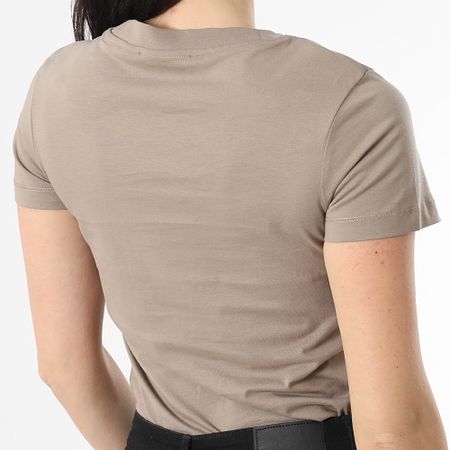 Calvin Klein - Camiseta mujer 3563 Taupe