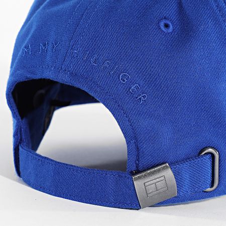 Tommy Hilfiger - Gorra de bandera de algodón de 6 paneles 3008 azul real
