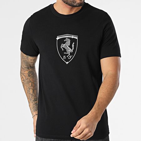 Puma - Camiseta Ferrari Race Tonal Escudo Grande 630189 Negro