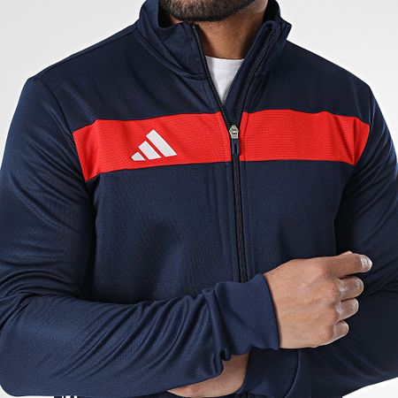 Adidas Performance - Chándal a rayas Tiro JD0467 Azul marino