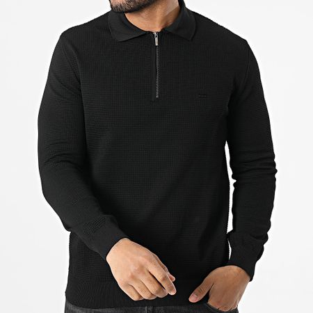 Classic Series - Jersey negro con cremallera