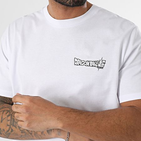Dragon Ball Z - Oversize Tee Shirt Large Graff Vegeta Back Blanco