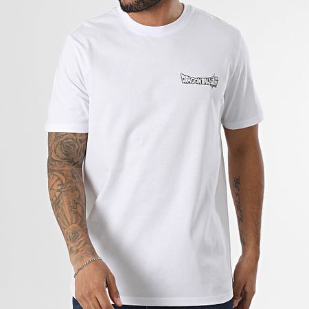 Dragon Ball Z - Oversize Tee Shirt Large Graff Vegeta Back Blanco