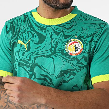 Puma - Réplica de la camiseta visitante de la Federación Senegalesa de Fútbol 777166 Verde