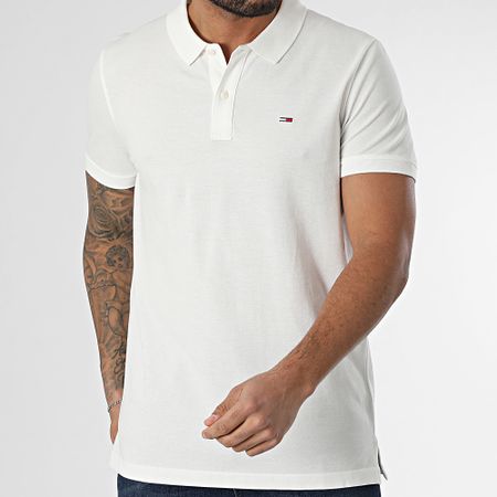 Tommy Jeans - Polo Manga Corta Slim 8312 Blanco