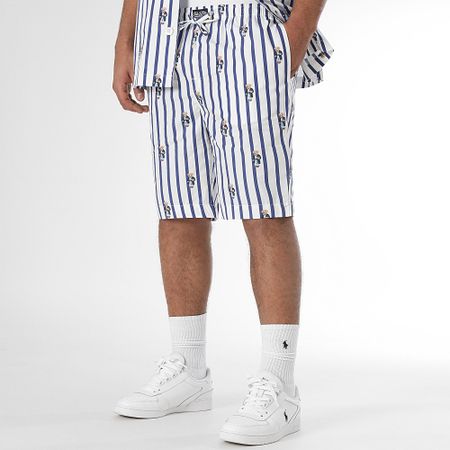 Polo Ralph Lauren - Conjunto de camisa de manga corta y polo Bear Azul Marino Blanco