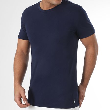 Polo Ralph Lauren - Lote de 3 camisetas Original Player Beige Azul claro Azul marino