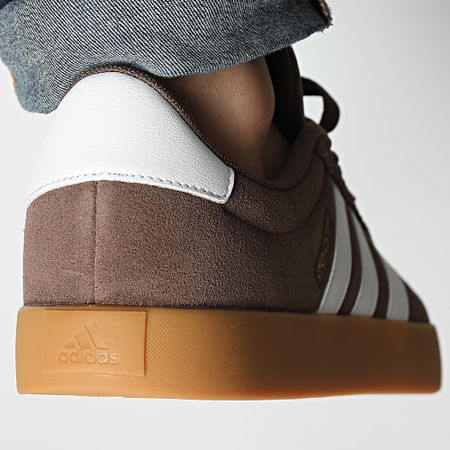 Adidas Performance - VL Court 3.0 Zapatillas JP7536 Earth Strata Calzado Blanco Oro Metal