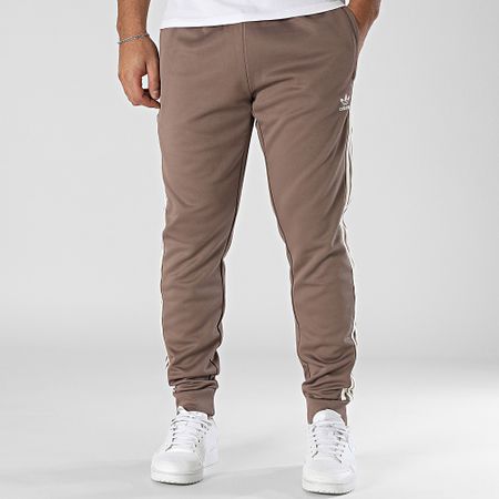 Adidas Originals - SST JP2518 Pantalón de chándal con banda marrón