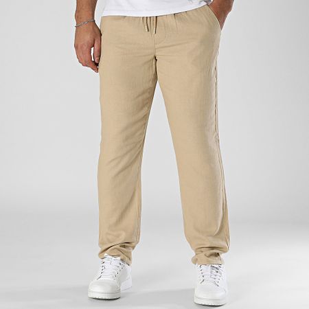Blend - Pantalones de lino 20717867 Beige