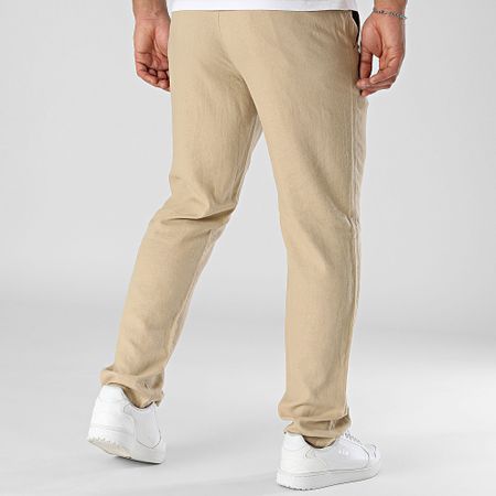 Blend - Pantalones de lino 20717867 Beige