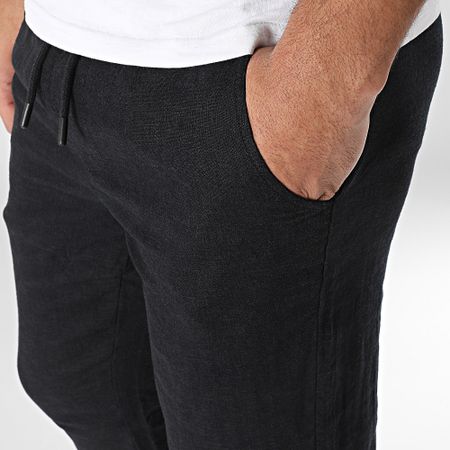 Blend - Pantalones de lino 20717867 Negro