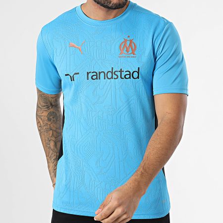 Puma - Maillot de entrenamiento OM 778218 Azul claro