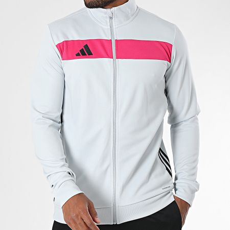 Adidas Performance - Chándal a rayas Tiro JD0469 Gris claro Negro