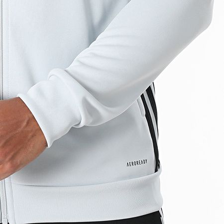 Adidas Performance - Chándal a rayas Tiro JD0469 Gris claro Negro