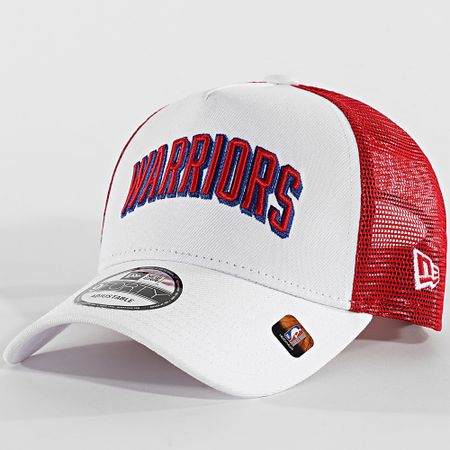 New Era - 9Forty Warriors Trucker Cap 60648026 Blanco Rojo