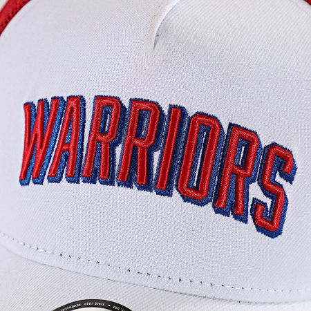 New Era - 9Forty Warriors Trucker Cap 60648026 Blanco Rojo
