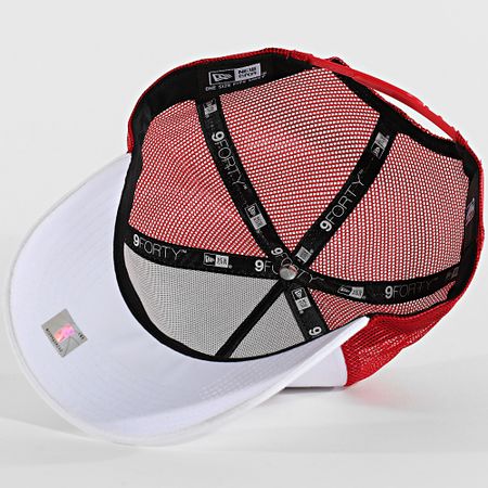 New Era - 9Forty Warriors Trucker Cap 60648026 Blanco Rojo
