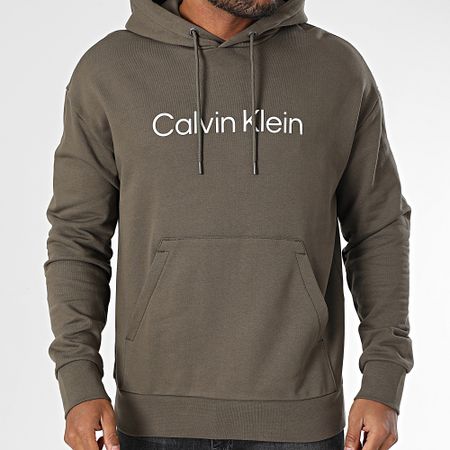 Calvin Klein - Hero Logo Comfort Sudadera con capucha 1345 Caqui Verde