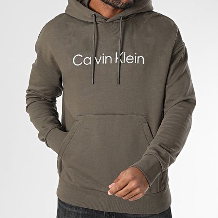 Calvin Klein - Hero Logo Comfort Sudadera con capucha 1345 Caqui Verde