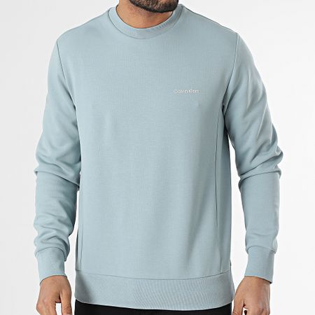 Calvin Klein - Repreve Micro Logo Sudadera cuello redondo 9926 Azul claro