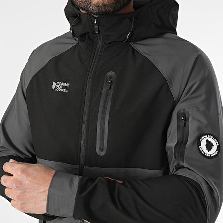 Comme Des Loups - Chándal Wolf Tech Gris Antracita Negro