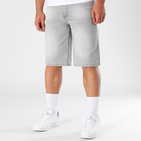 LBO - Pantalones cortos vaqueros anchos 3599 Gris
