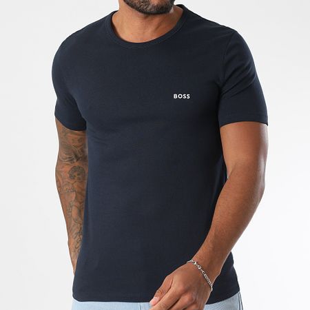 BOSS - Lote de 3 camisetas negras azul marino 50532468
