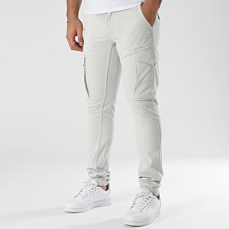 Jack And Jones - Pantalones cargo Paul Flake Gris claro